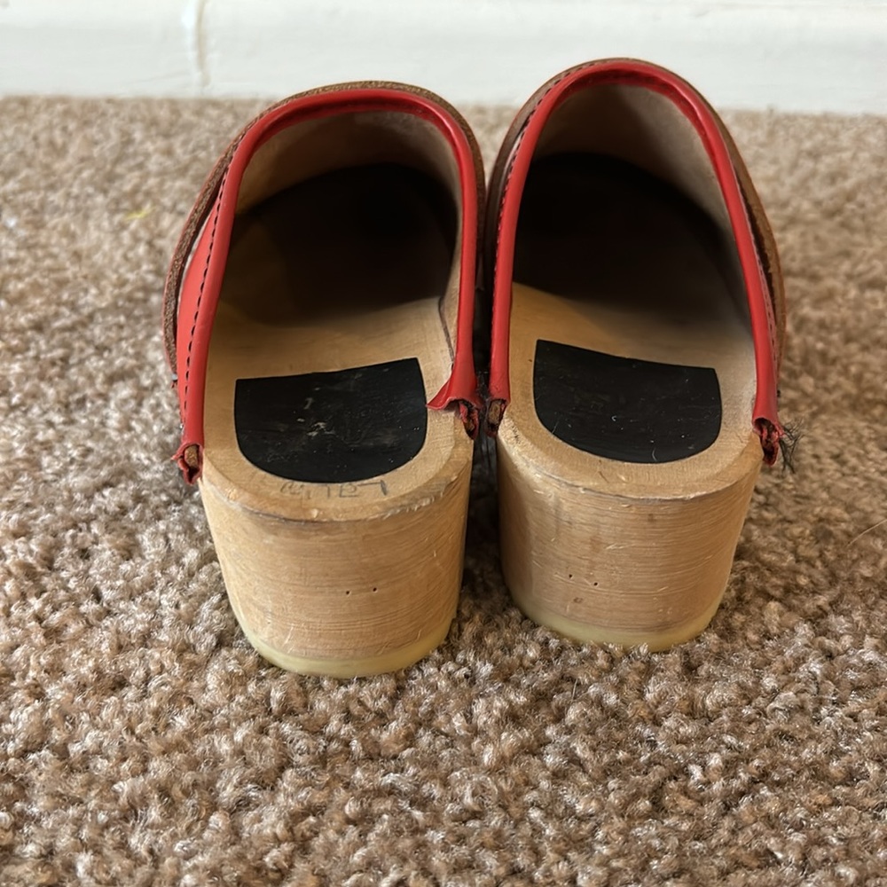 Mia anatomisk botten red floral clog - Picture 3 of 4